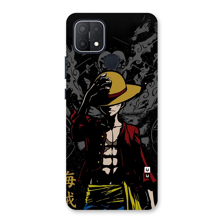 Dark Luffy Art Back Case for Oppo A15