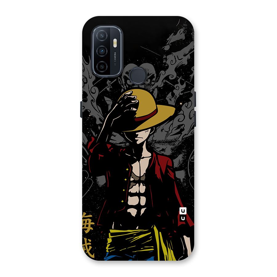 Dark Luffy Art Back Case for Oppo A32