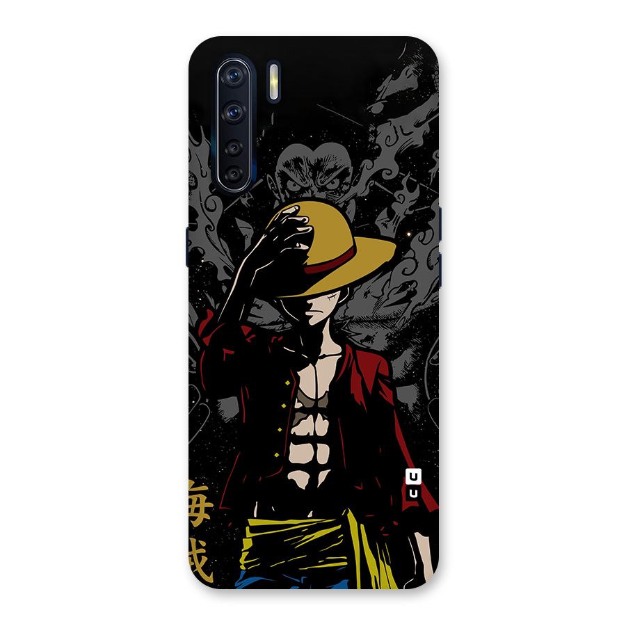 Dark Luffy Art Back Case for Oppo F15