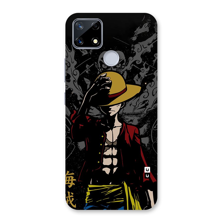 Dark Luffy Art Glass Back Case for Realme Narzo 20