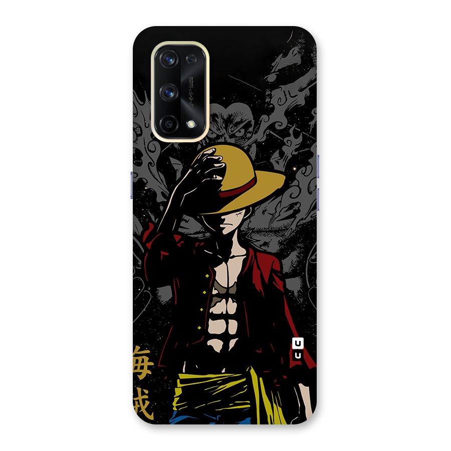Dark Luffy Art Glass Back Case for Realme X7 Pro