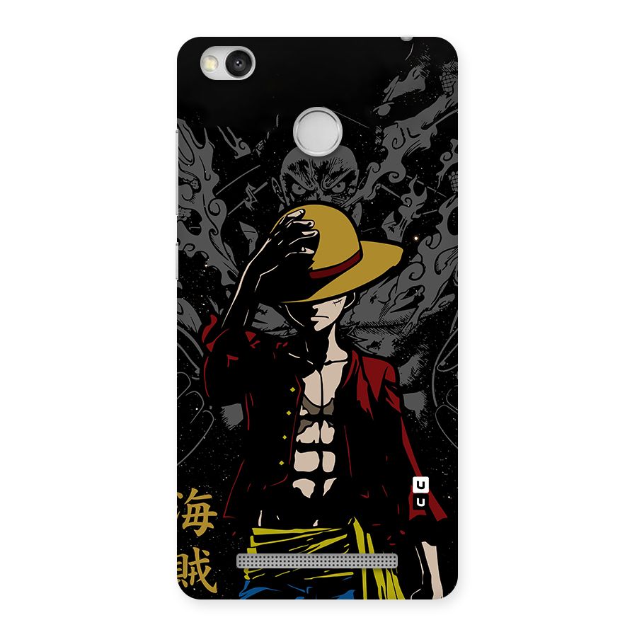 Dark Luffy Art Back Case for Redmi 3S Prime
