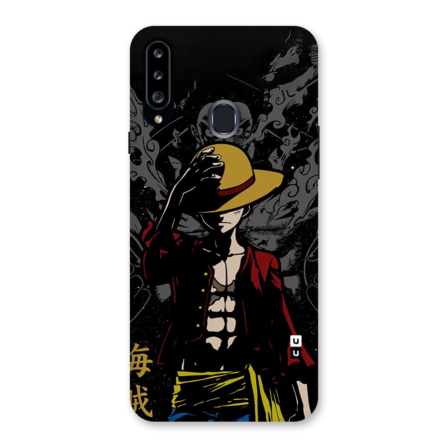 Dark Luffy Art Back Case for Samsung Galaxy A20s