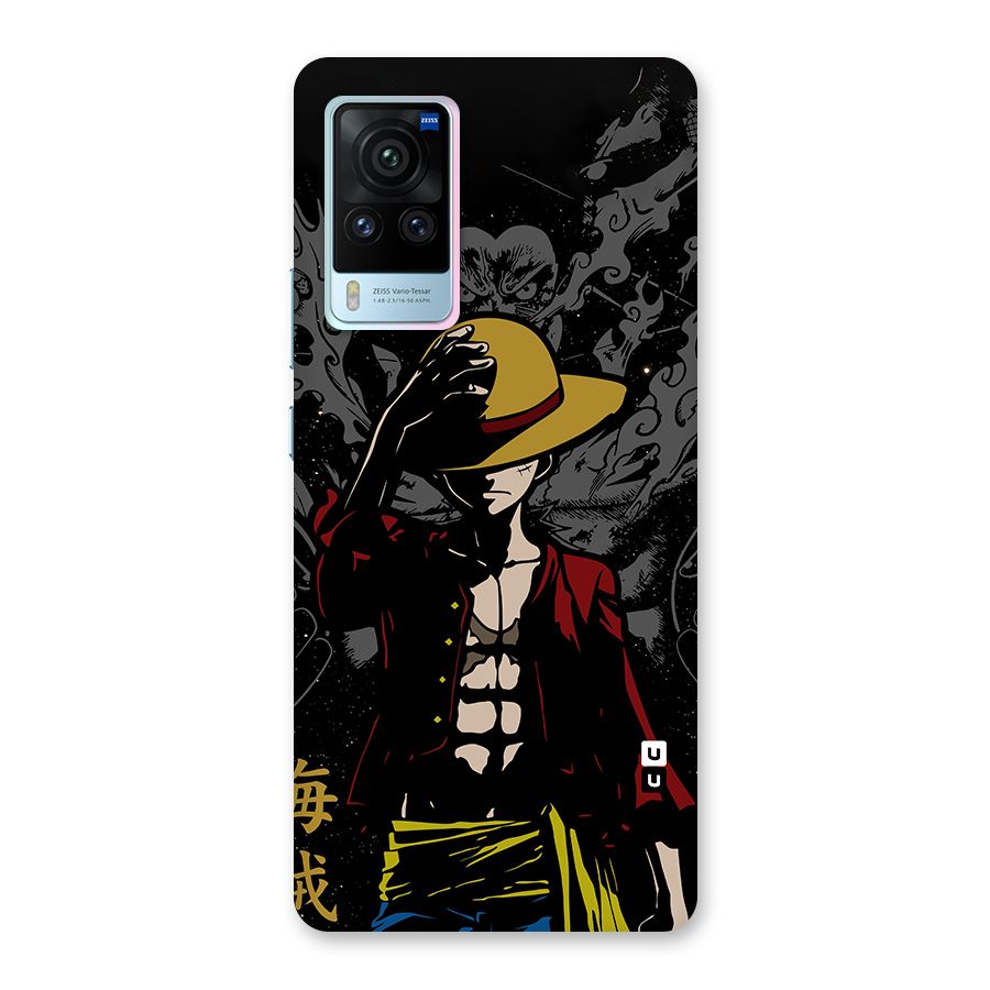 Dark Luffy Art Glass Back Case for Vivo X60 Pro