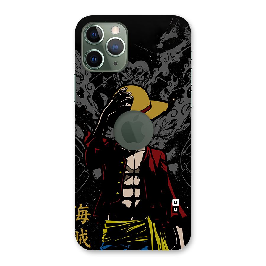 Dark Luffy Art Back Case for iPhone 11 Pro Logo  Cut