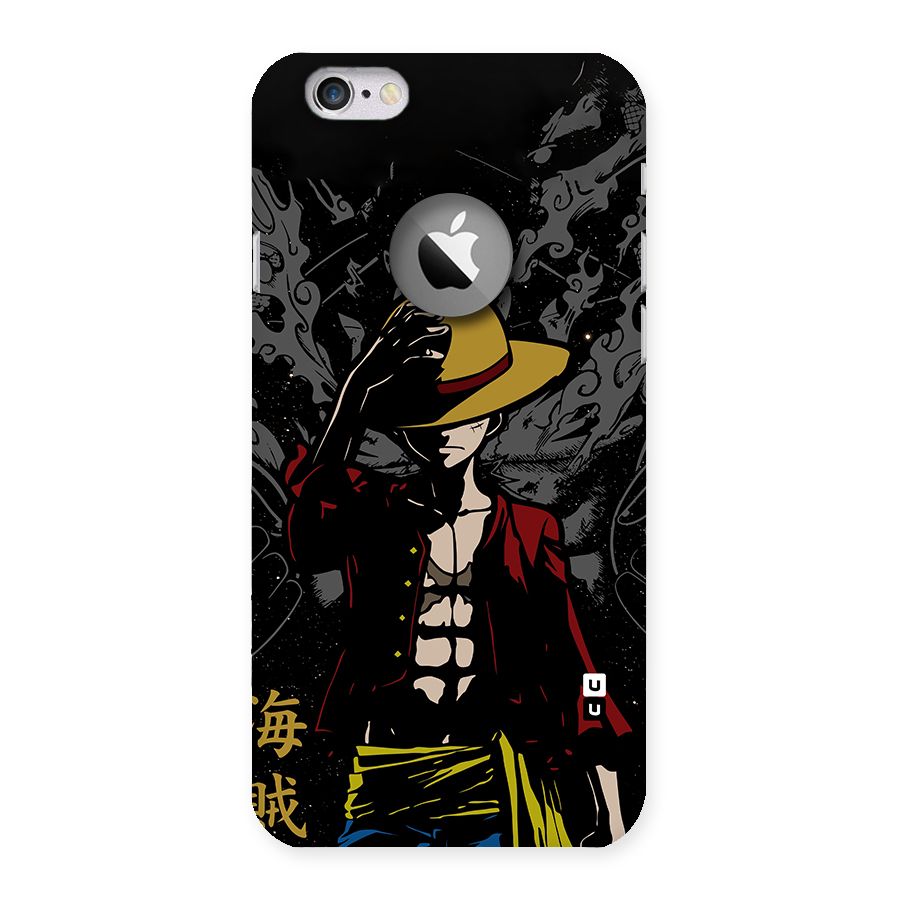 Dark Luffy Art Back Case for iPhone 6 Logo Cut