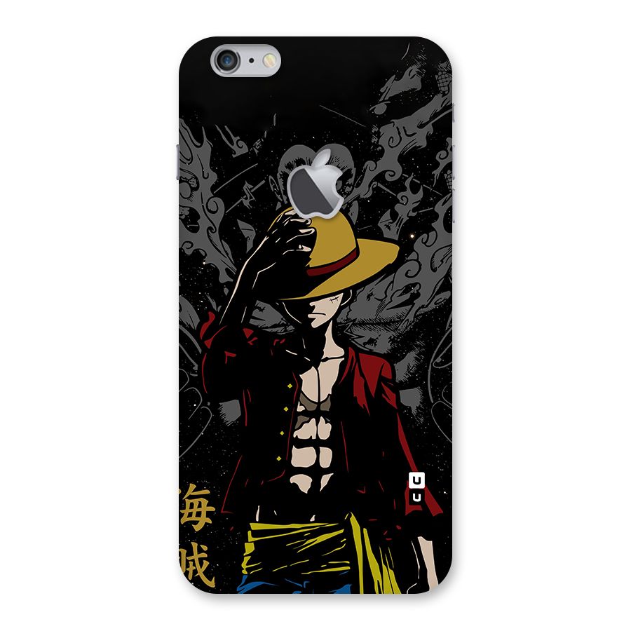 Dark Luffy Art Back Case for iPhone 6 Plus 6S Plus Logo Cut