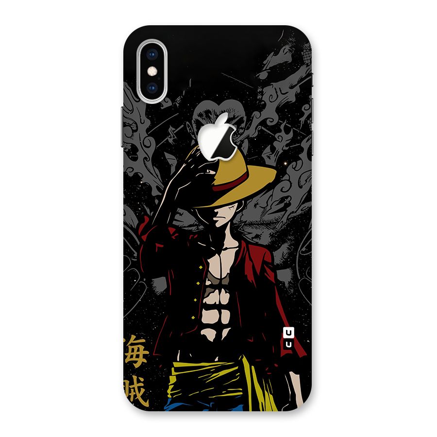 Dark Luffy Art Back Case for iPhone XS Max Apple Cut