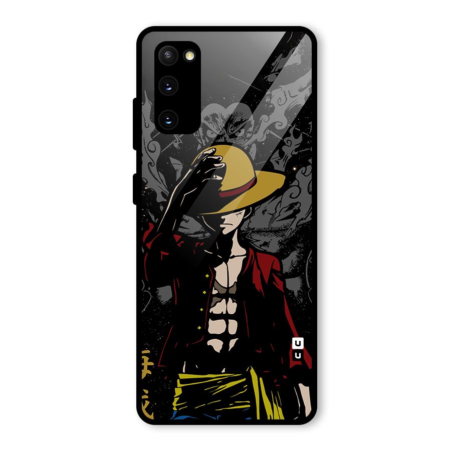 Dark Luffy Art Glass Back Case for Galaxy S20 FE 5G