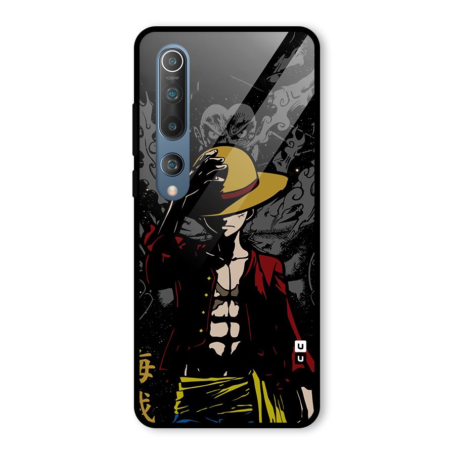 Dark Luffy Art Glass Back Case for Mi 10