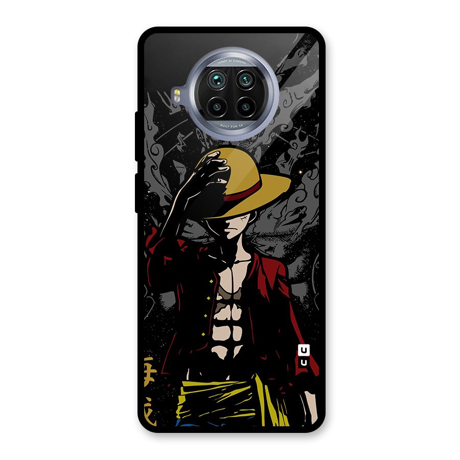 Dark Luffy Art Glass Back Case for Mi 10i