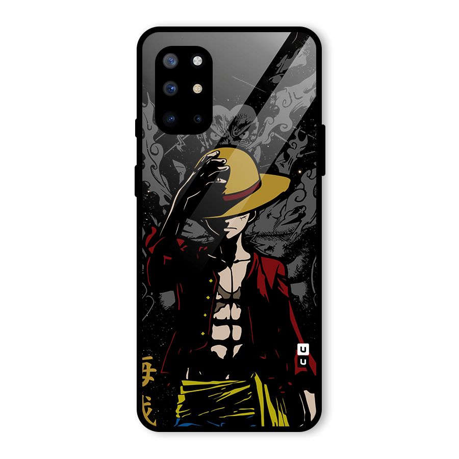 Dark Luffy Art Glass Back Case for OnePlus 8T