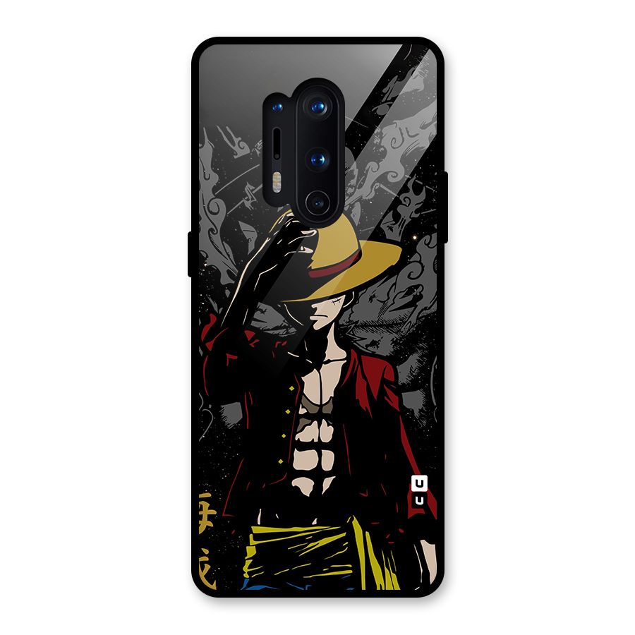 Dark Luffy Art Glass Back Case for OnePlus 8 Pro