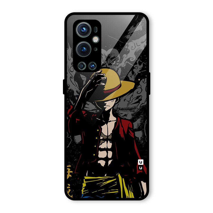 Dark Luffy Art Glass Back Case for OnePlus 9 Pro