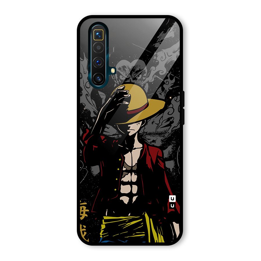Dark Luffy Art Glass Back Case for Realme X3 SuperZoom