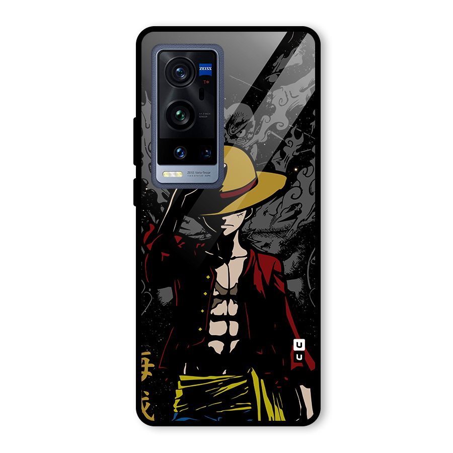 Dark Luffy Art Glass Back Case for Vivo X60 Pro Plus