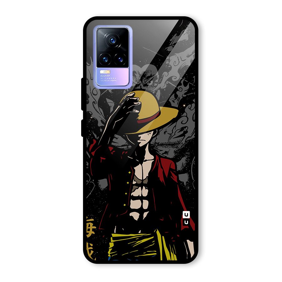Dark Luffy Art Glass Back Case for Vivo Y73