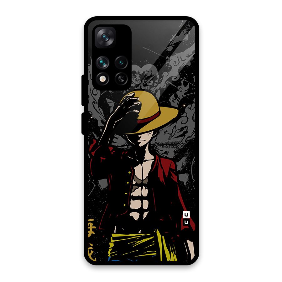 Dark Luffy Art Glass Back Case for Xiaomi 11i 5G