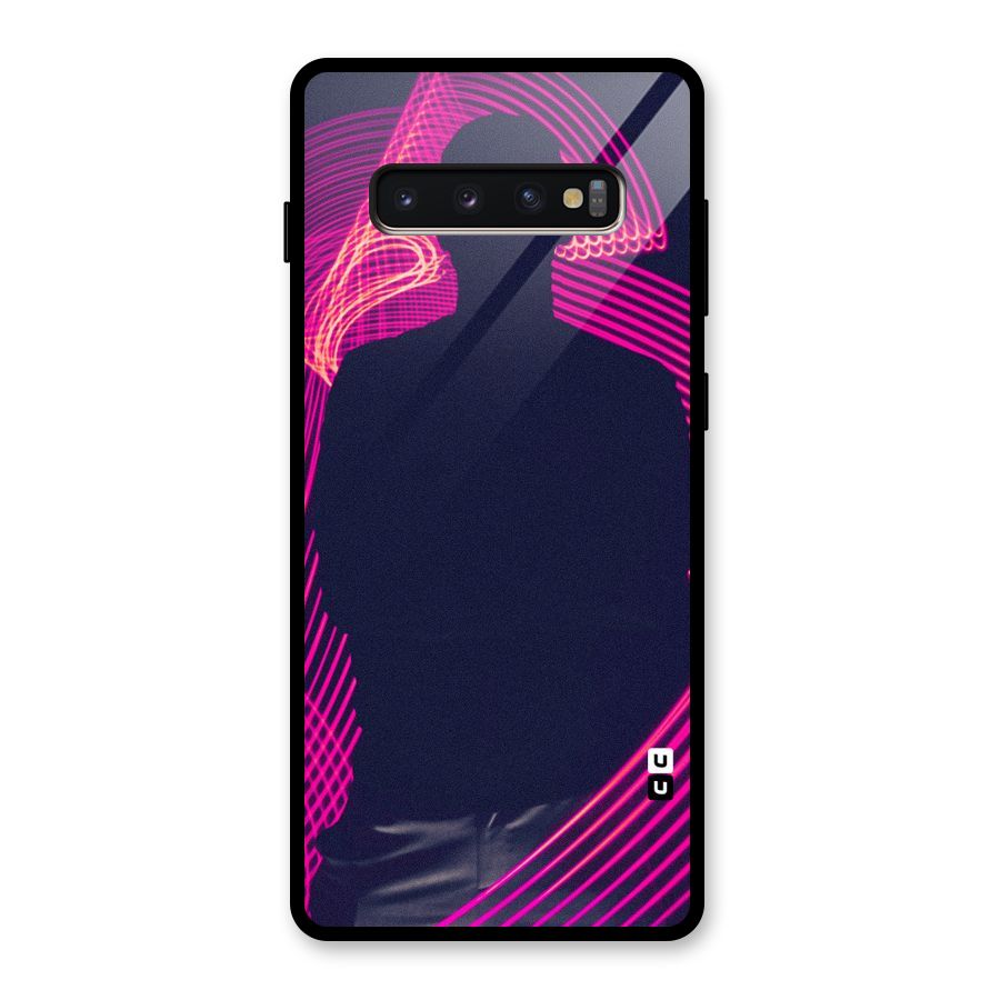 Dark Night DJ Glass Back Case for Galaxy S10 Plus