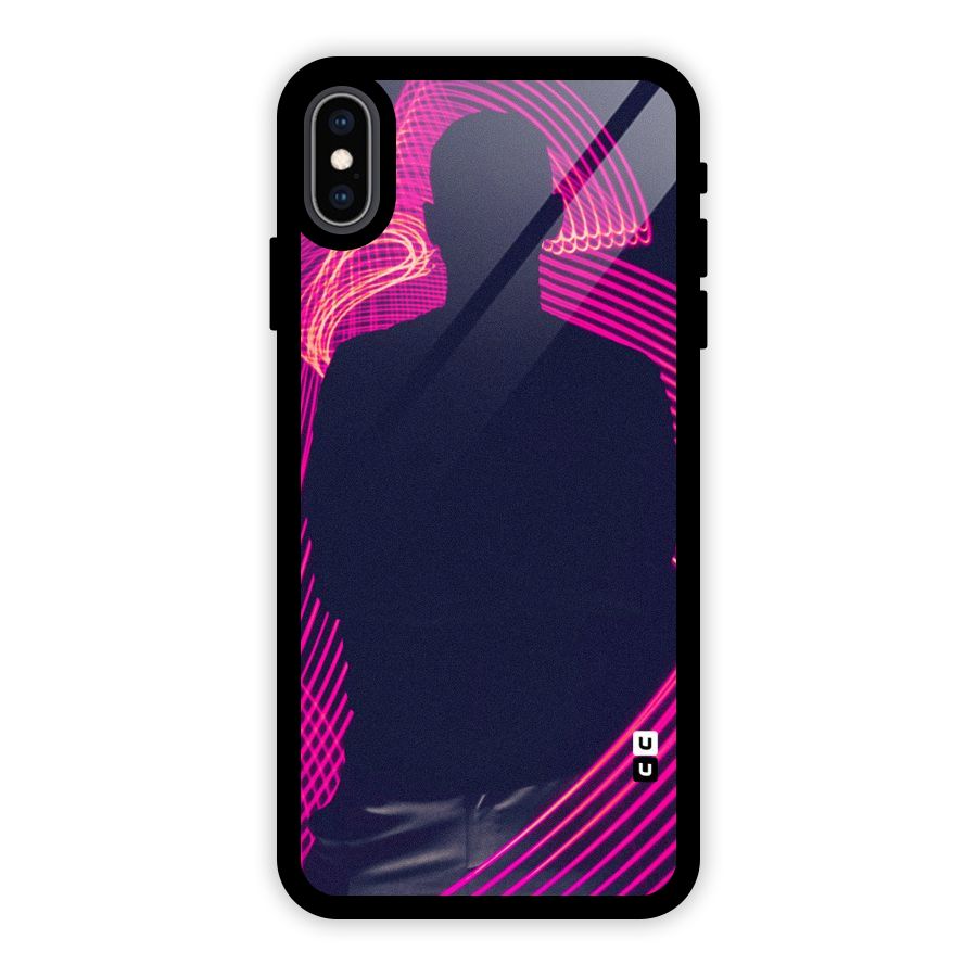 Dark Night DJ Glass Back Case for iPhone XS Max