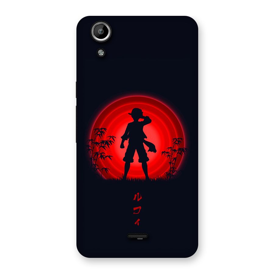 Dark Red Luffy Back Case for Canvas Selfie Lens Q345