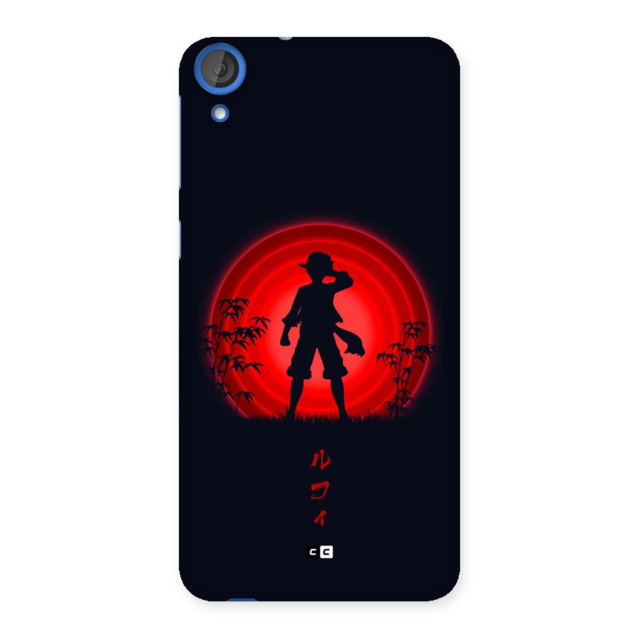 Dark Red Luffy Back Case for Desire 820s