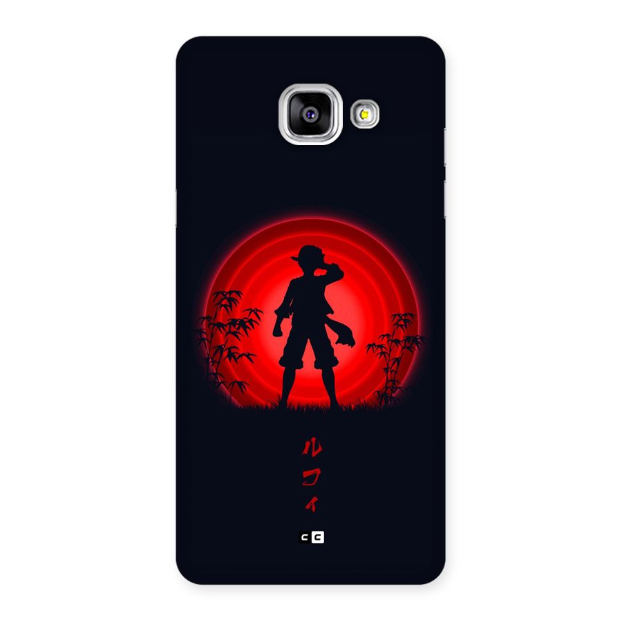 Dark Red Luffy Back Case for Galaxy A5 (2016)