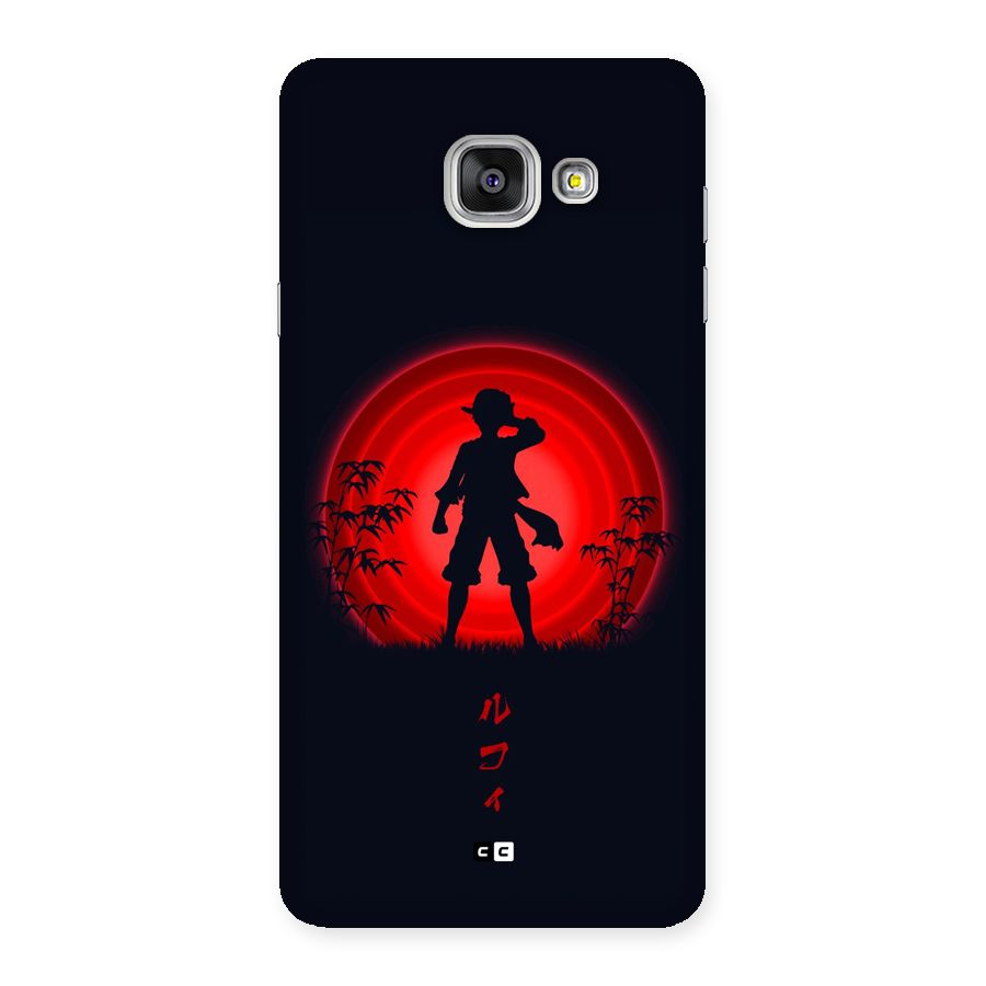 Dark Red Luffy Back Case for Galaxy A7 (2016)