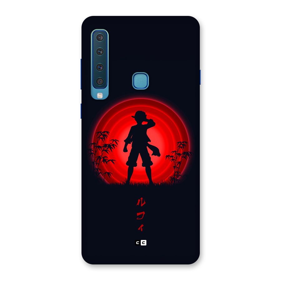 Dark Red Luffy Back Case for Galaxy A9 (2018)