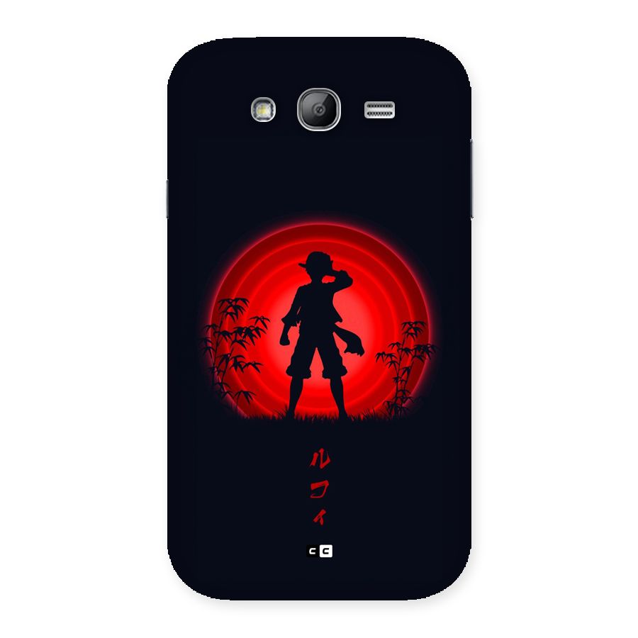 Dark Red Luffy Back Case for Galaxy Grand Neo Plus