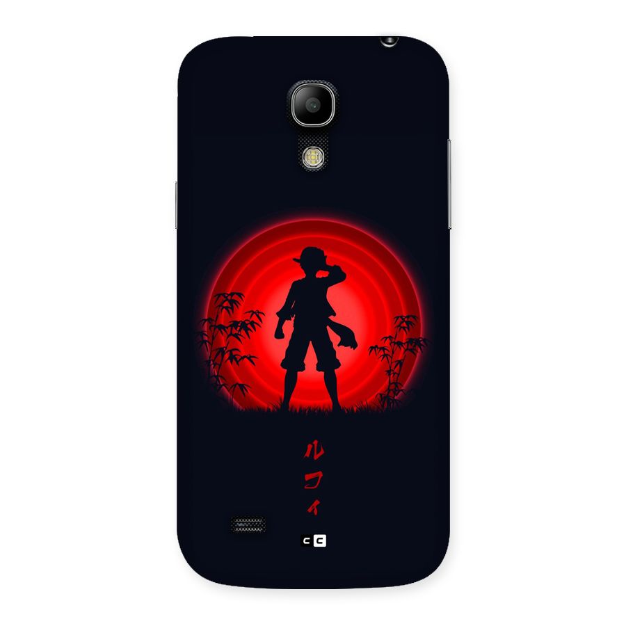 Dark Red Luffy Back Case for Galaxy S4 Mini
