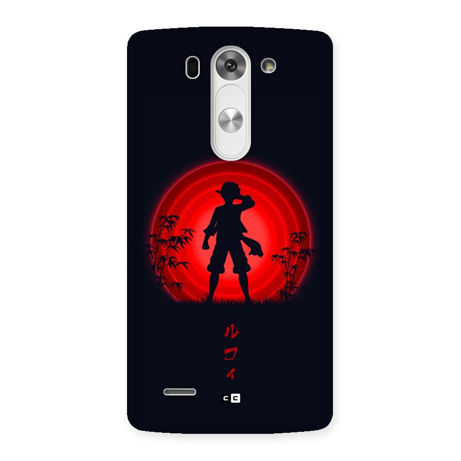 Dark Red Luffy Back Case for LG G3 Mini