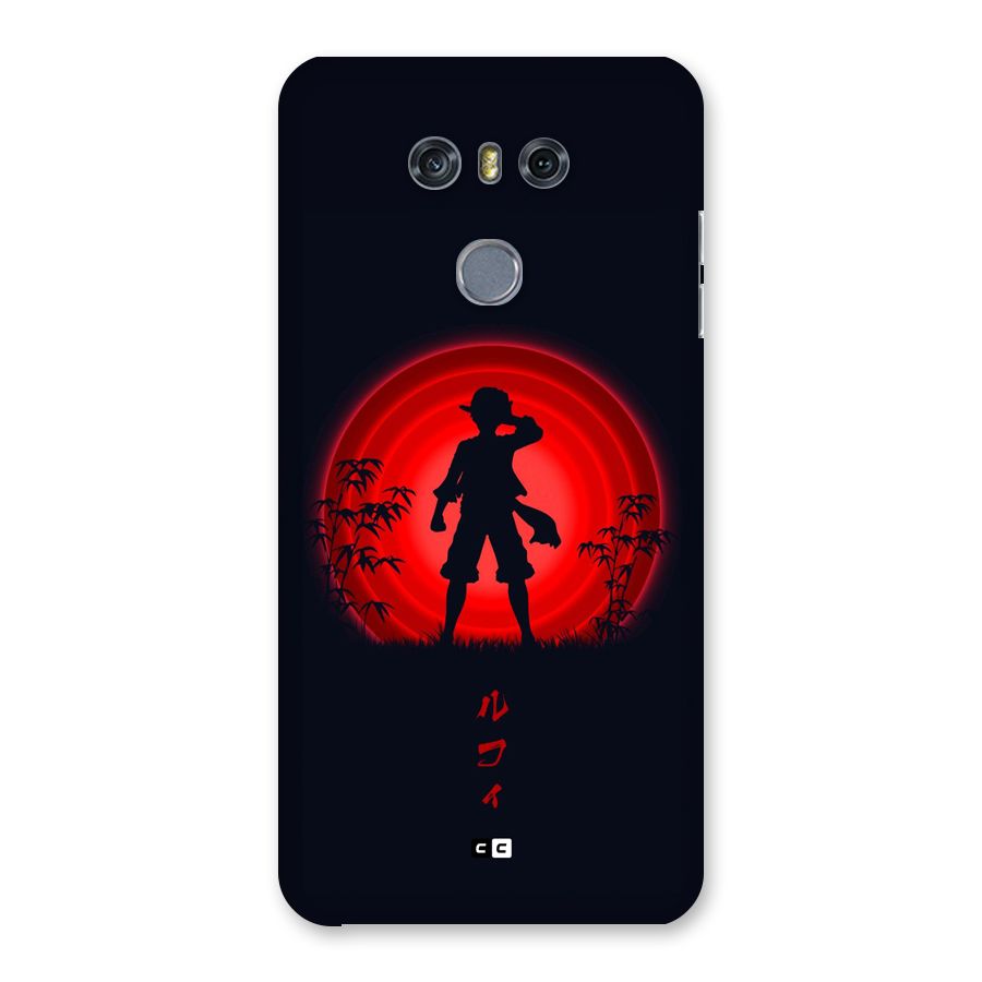 Dark Red Luffy Back Case for LG G6