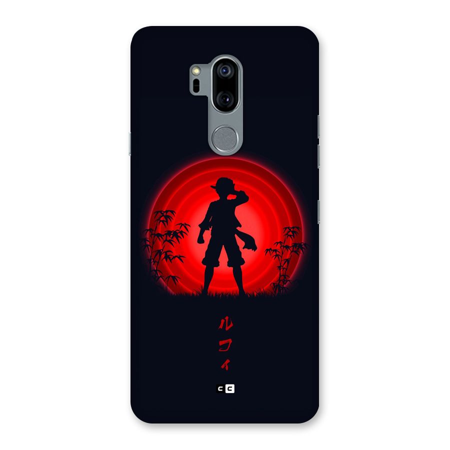 Dark Red Luffy Back Case for LG G7