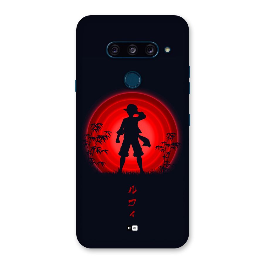 Dark Red Luffy Back Case for LG  V40 ThinQ