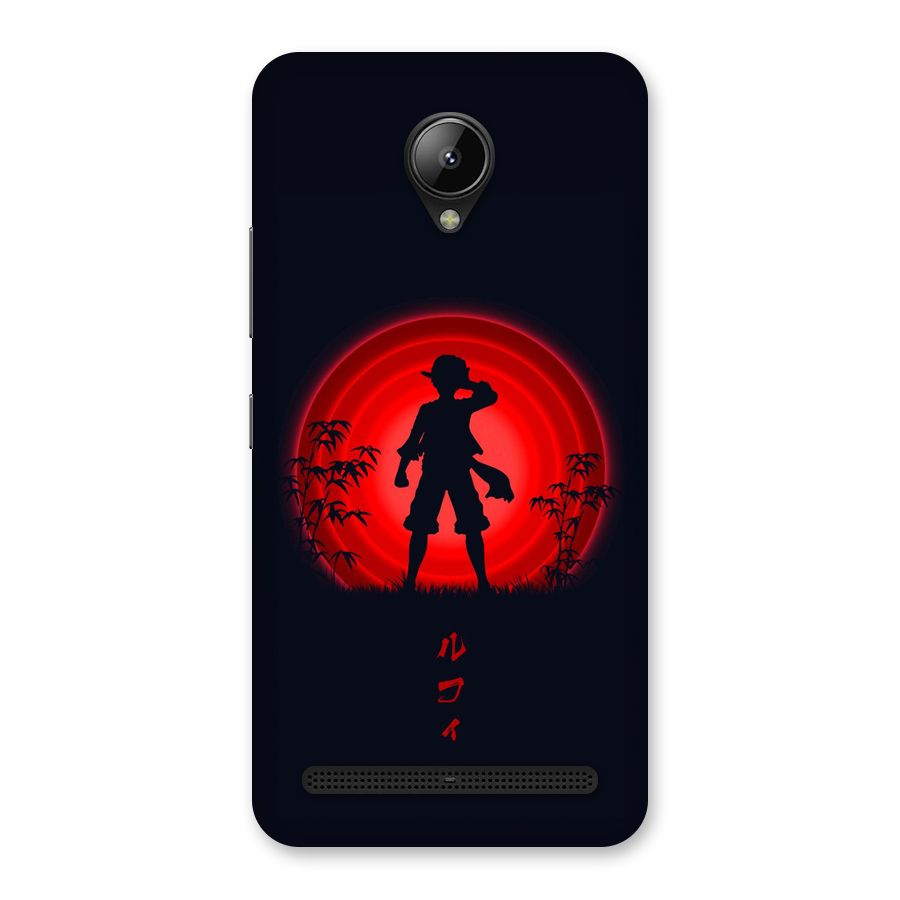 Dark Red Luffy Back Case for Lenovo C2