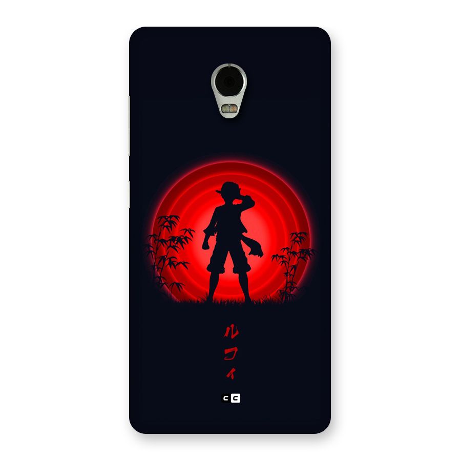 Dark Red Luffy Back Case for Lenovo Vibe P1