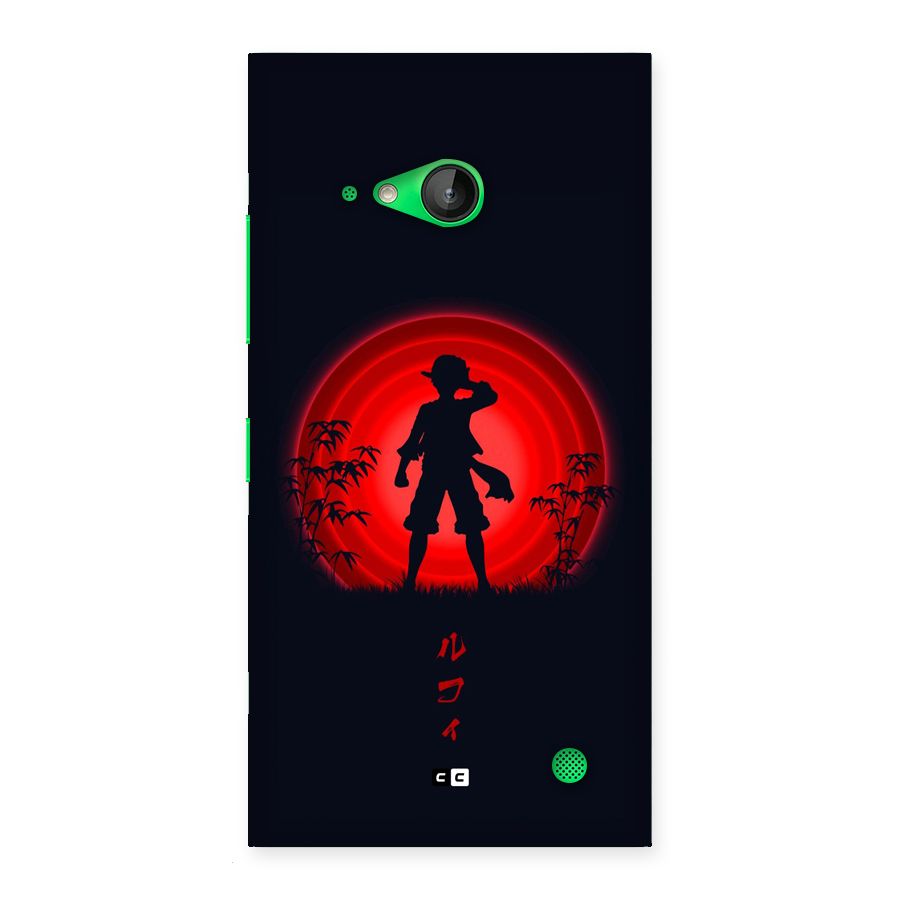 Dark Red Luffy Back Case for Lumia 730