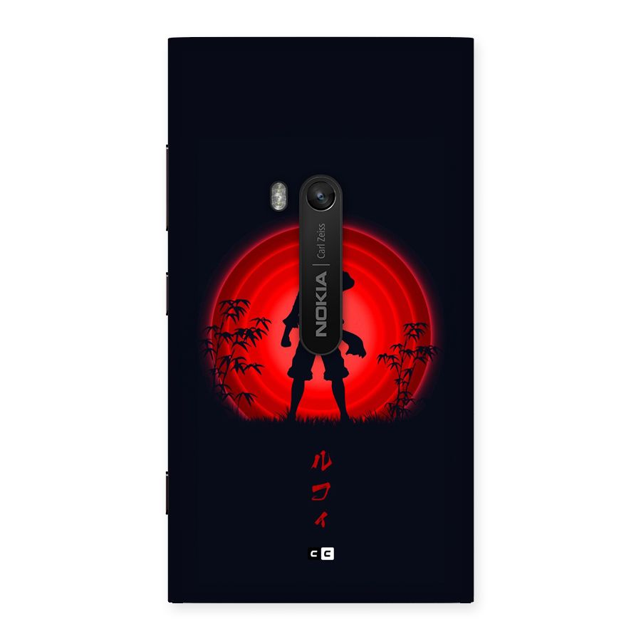 Dark Red Luffy Back Case for Lumia 920