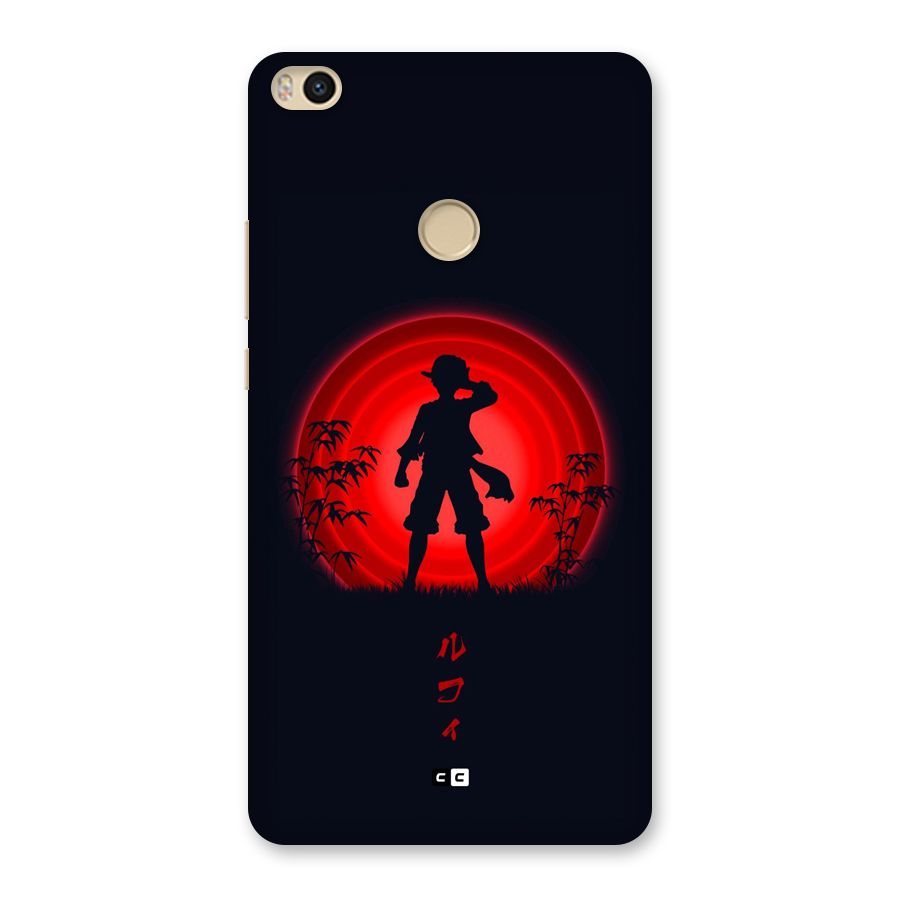 Dark Red Luffy Back Case for Mi Max 2