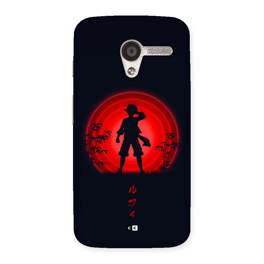 Dark Red Luffy Back Case for Moto X