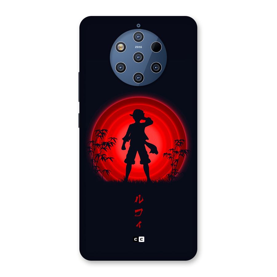 Dark Red Luffy Back Case for Nokia 9 PureView