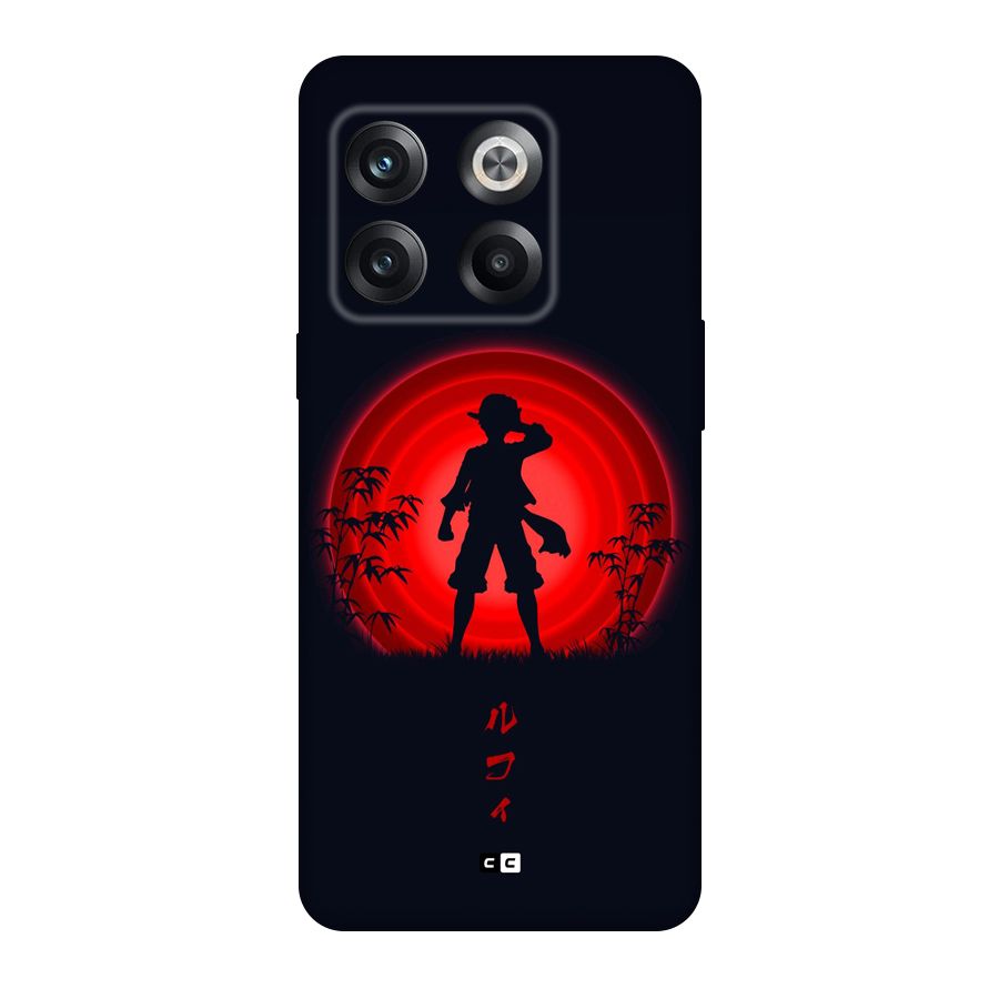 Dark Red Luffy Back Case for OnePlus 10T