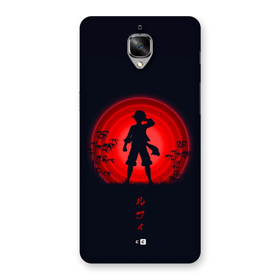 Dark Red Luffy Back Case for OnePlus 3