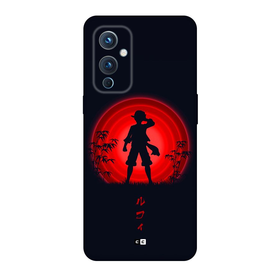 Dark Red Luffy Back Case for OnePlus 9
