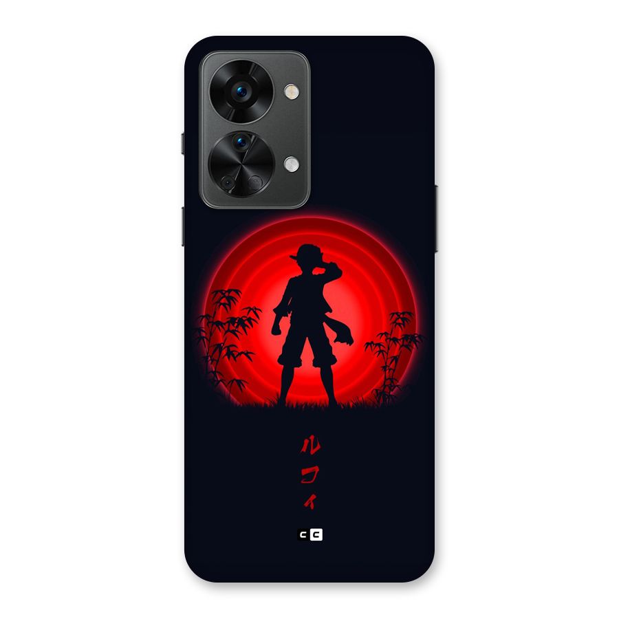 Dark Red Luffy Back Case for OnePlus Nord 2T