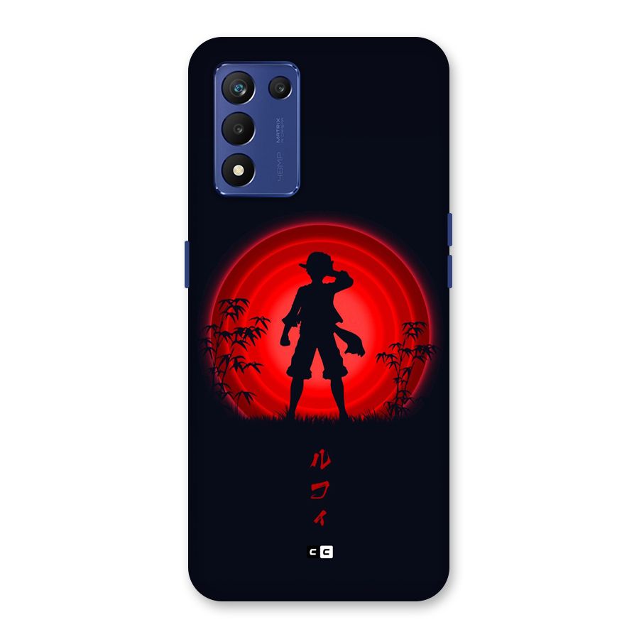 Dark Red Luffy Back Case for Realme 9 5G Speed