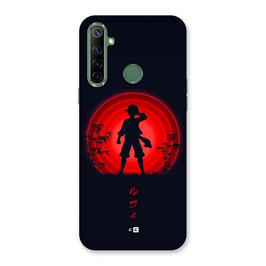 Dark Red Luffy Back Case for Realme Narzo 10