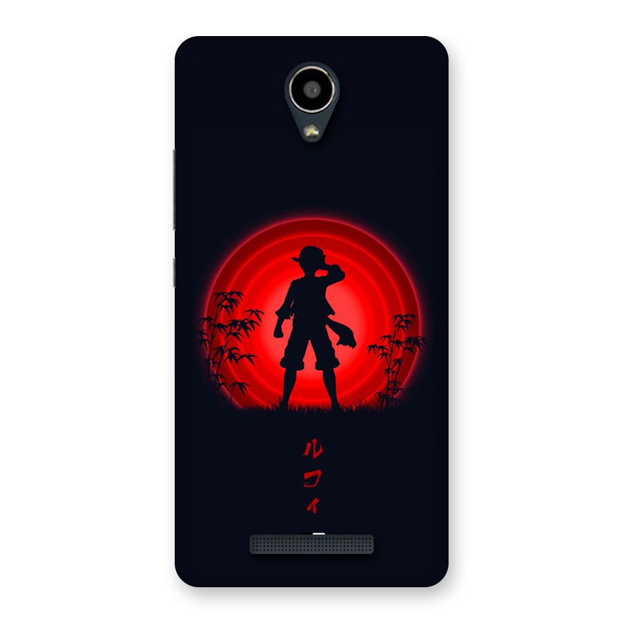 Dark Red Luffy Back Case for Redmi Note 2