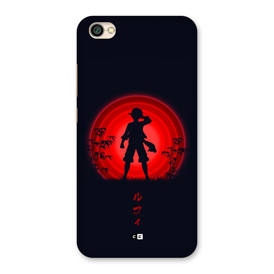 Dark Red Luffy Back Case for Redmi Y1 Lite